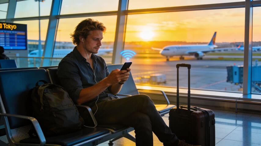 Comprar una eSIM en el aeropuerto de Tokio en 2026