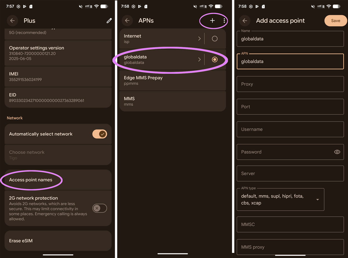 Cómo solucionar problemas de conexión del eSIM en Google Pixel