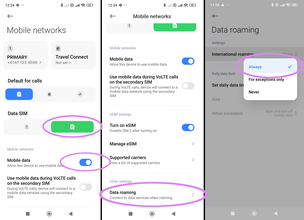 Cómo instalar un eSIM en un Xiaomi